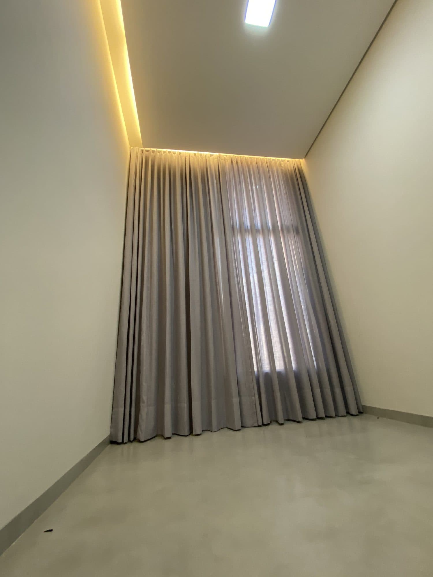 Cortina wave cinza
